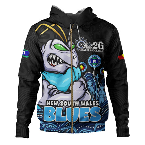 New South Wales Blues Hoodie NAIDOC Week Strength Of Sacred Spirit