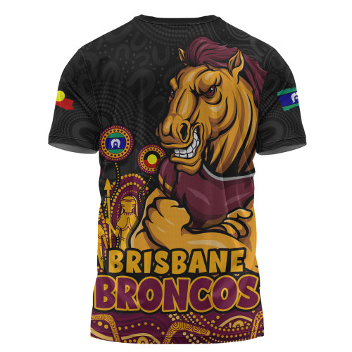 Brisbane Broncos T-Shirt NAIDOC Week Strength Of Sacred Spirit