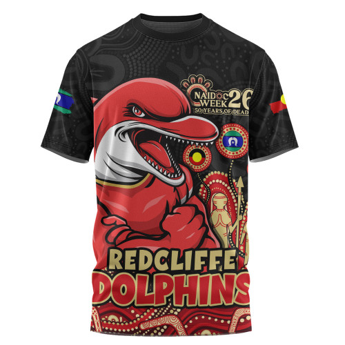 Redcliffe Dolphins T-Shirt NAIDOC Week Strength Of Sacred Spirit