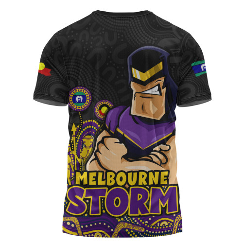 Melbourne Storm T-Shirt NAIDOC Week Strength Of Sacred Spirit