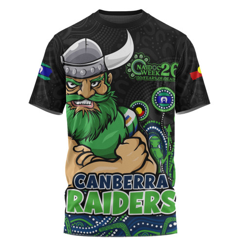 Canberra Raiders T-Shirt NAIDOC Week Strength Of Sacred Spirit
