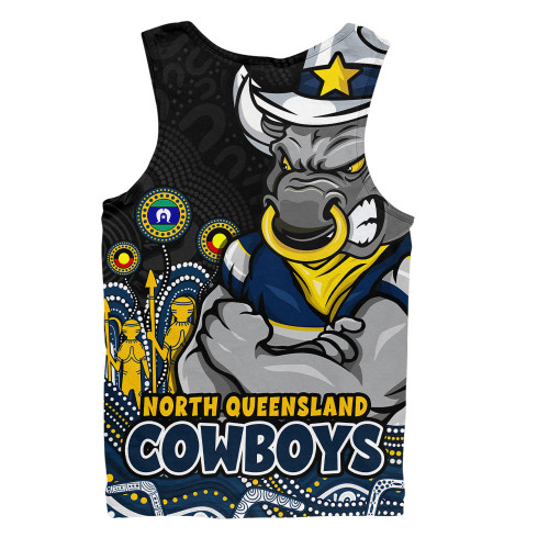 North Queensland Cowboys Men Singlet NAIDOC Week Strength Of Sacred Spirit