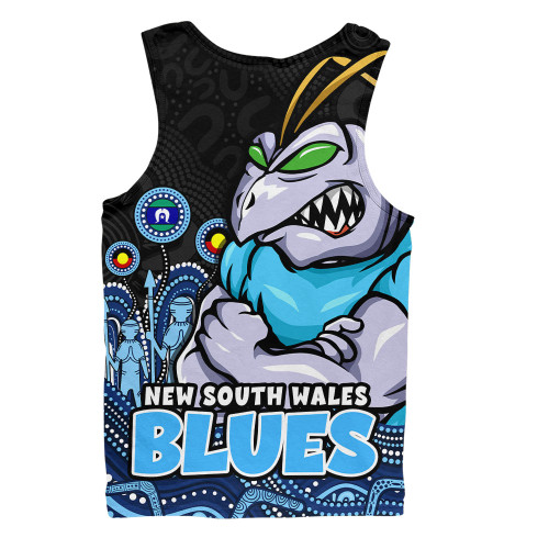 New South Wales Blues Men Singlet NAIDOC Week Strength Of Sacred Spirit