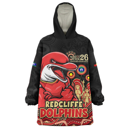 Redcliffe Dolphins Snug Hoodie NAIDOC Week Strength Of Sacred Spirit