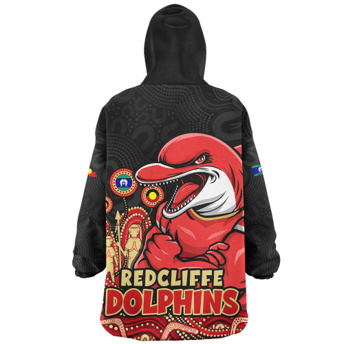 Redcliffe Dolphins Snug Hoodie NAIDOC Week Strength Of Sacred Spirit