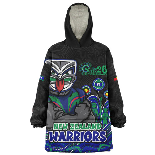 New Zealand Warriors Snug Hoodie NAIDOC Week Strength Of Sacred Spirit