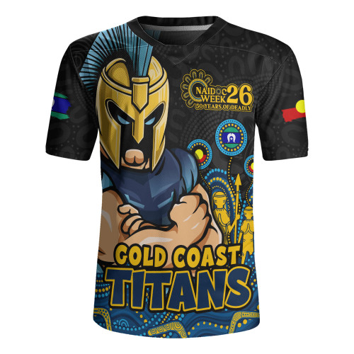 Gold Coast Titans Rugby Jersey NAIDOC Week Strength Of Sacred Spirit