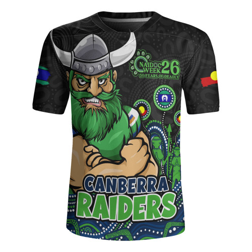Canberra Raiders Rugby Jersey NAIDOC Week Strength Of Sacred Spirit