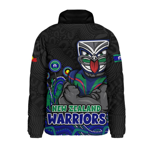 New Zealand Warriors Padded Jacket NAIDOC Week Strength Of Sacred Spirit