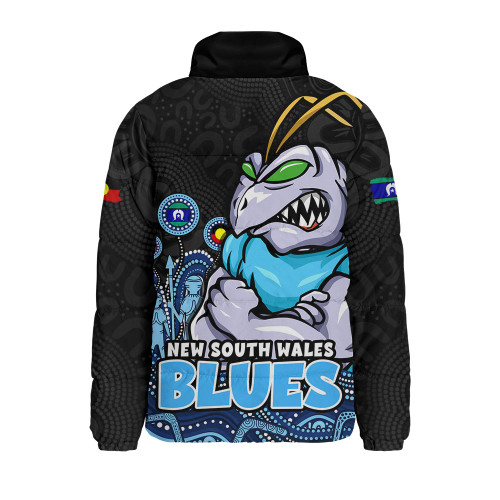 New South Wales Blues Padded Jacket NAIDOC Week Strength Of Sacred Spirit