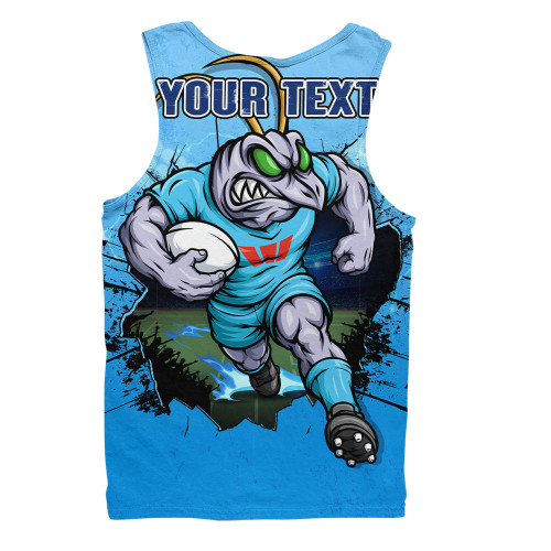 New South Wales Blues Men Singlet Game Day Warrior Battle Spirit