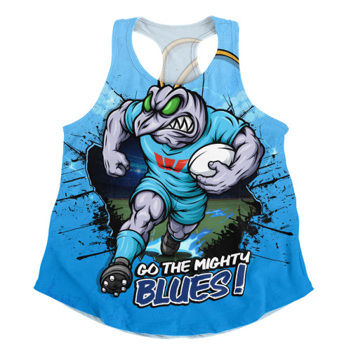 New South Wales Blues Women Racerback Singlet Game Day Warrior Battle Spirit