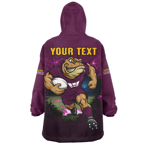 Queensland Maroons Snug Hoodie Game Day Warrior Battle Spirit