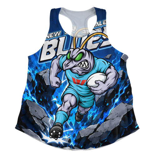New South Wales Blues Women Racerback Singlet Origin Power Breakthrough Rise