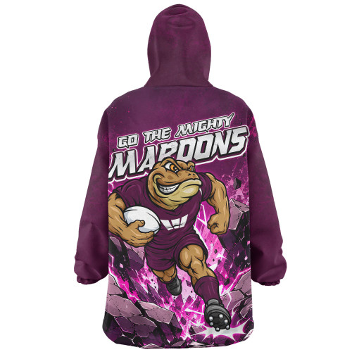 Queensland Maroons Snug Hoodie Origin Power Breakthrough Rise