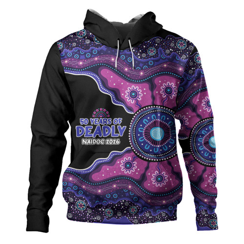 Indigenous Australian Aboriginal Hoodie Naidoc Journey Of Ancestral Spirit Paths