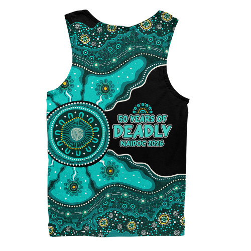 Indigenous Australian Aboriginal Men Singlet Naidoc Journey Of Ancestral Spirit Paths