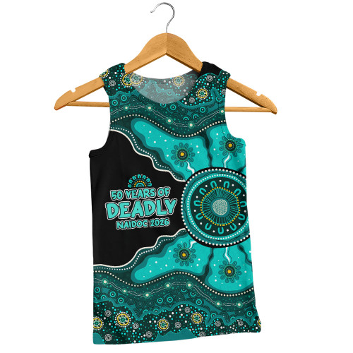 Indigenous Australian Aboriginal Men Singlet Naidoc Journey Of Ancestral Spirit Paths