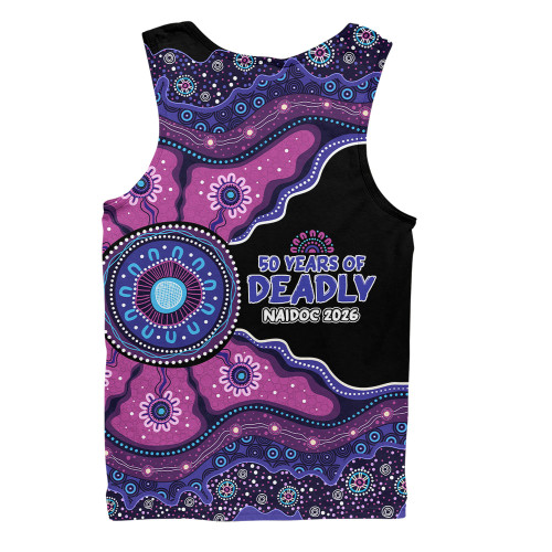 Indigenous Australian Aboriginal Men Singlet Naidoc Journey Of Ancestral Spirit Paths