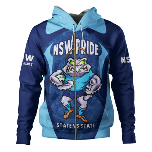 New South Wales Blues Hoodie State Vs State Pride Battle
