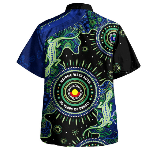 Indigenous Australian Aboriginal Hawaiian Shirt Sacred Tracks Of Lizard Naidoc Spirit