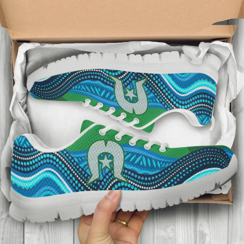 Australia Torres Strait Sneaker - Turtle Dhari Symbol Australia Torres Strait Sneaker - Turtle Dhari Symbol