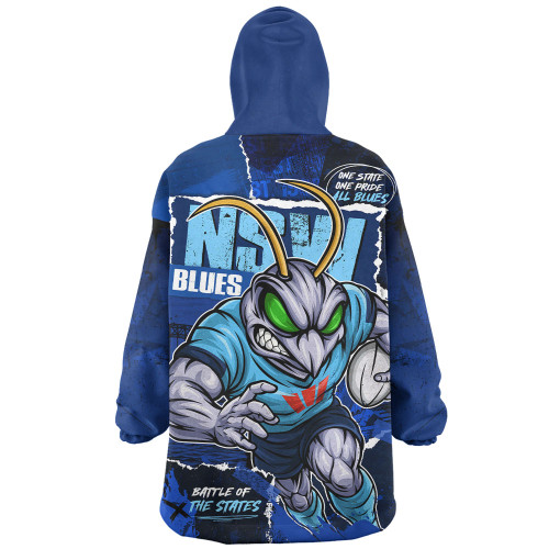 New South Wales Blues Snug Hoodie Ripped Origin Power Unleashed