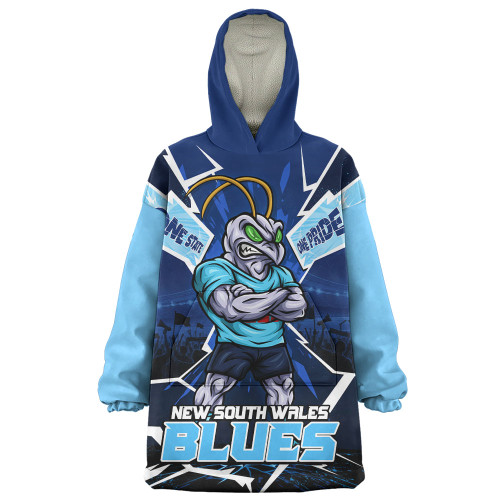 New South Wales Blues Snug Hoodie Cracked Origin Fury Rise