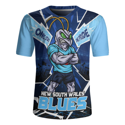 New South Wales Blues Rugby Jersey Cracked Origin Fury Rise