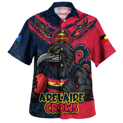 Adelaide Crows Hawaiian Shirt NAIDOC Week One Spirit One Pride