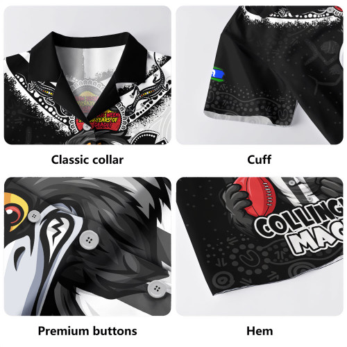 Collingwood Hawaiian Shirt NAIDOC Week One Spirit One Pride