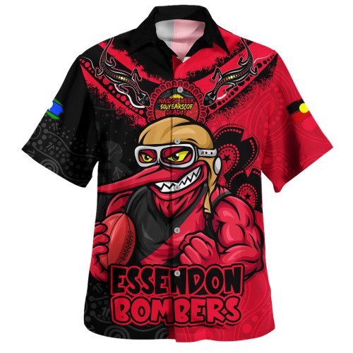 Essendon Hawaiian Shirt NAIDOC Week One Spirit One Pride