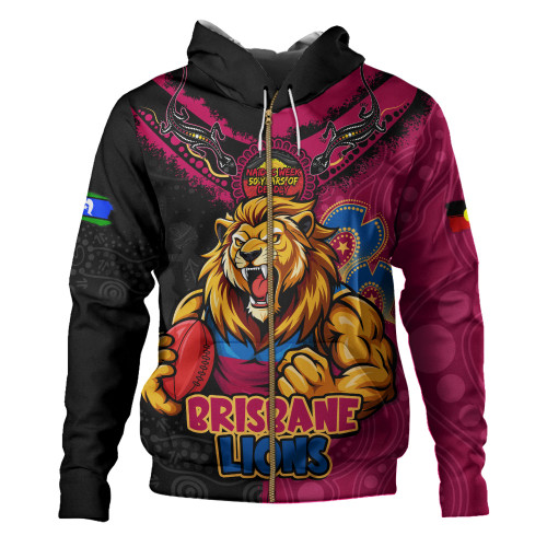 Brisbane Lions Hoodie NAIDOC Week One Spirit One Pride