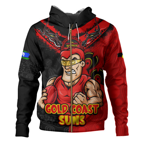 Gold Coast SUNS Hoodie NAIDOC Week One Spirit One Pride