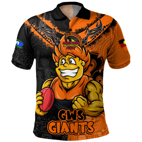 GWS GIANTS Polo Shirt NAIDOC Week One Spirit One Pride
