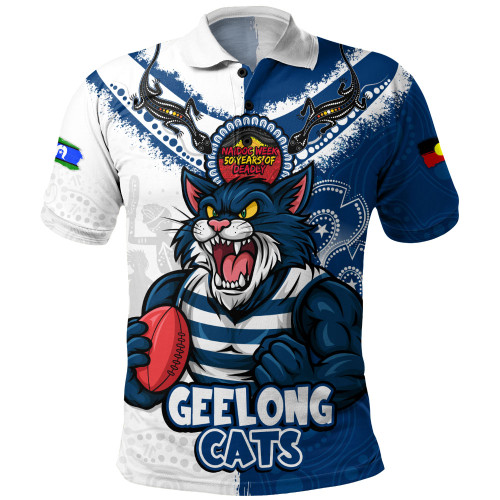 Geelong Cats Polo Shirt NAIDOC Week One Spirit One Pride
