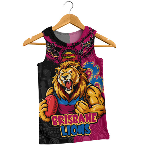 Brisbane Lions Men Singlet NAIDOC Week One Spirit One Pride