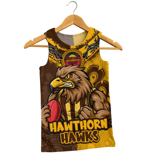 Hawthorn Men Singlet NAIDOC Week One Spirit One Pride