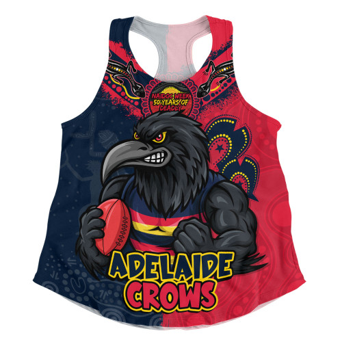 Adelaide Crows Women Racerback Singlet NAIDOC Week One Spirit One Pride