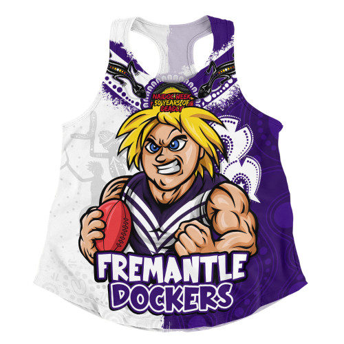 Fremantle Women Racerback Singlet NAIDOC Week One Spirit One Pride