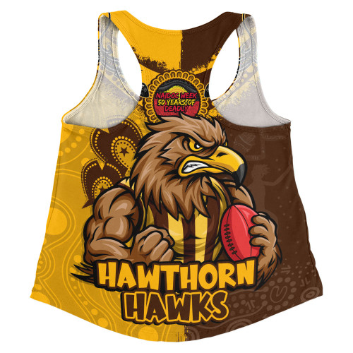 Hawthorn Women Racerback Singlet NAIDOC Week One Spirit One Pride