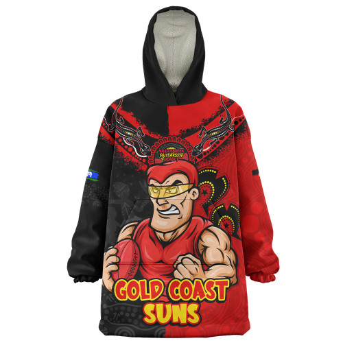 Gold Coast SUNS Snug Hoodie NAIDOC Week One Spirit One Pride