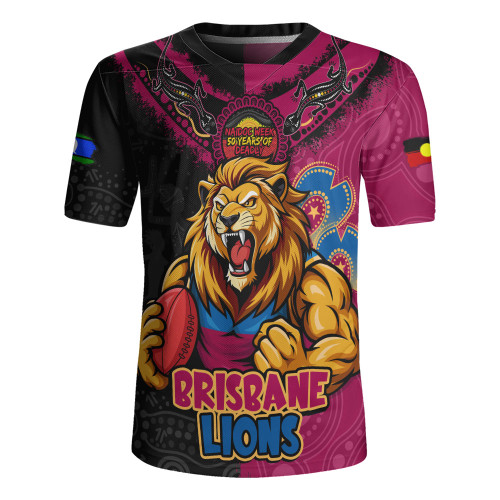 Brisbane Lions Rugby Jersey NAIDOC Week One Spirit One Pride