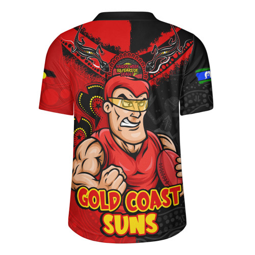 Gold Coast SUNS Rugby Jersey NAIDOC Week One Spirit One Pride