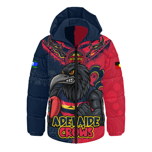 Adelaide Crows Hooded Padded Jacket NAIDOC Week One Spirit One Pride