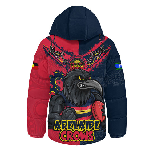 Adelaide Crows Hooded Padded Jacket NAIDOC Week One Spirit One Pride