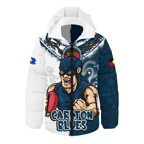 Carlton Hooded Padded Jacket NAIDOC Week One Spirit One Pride