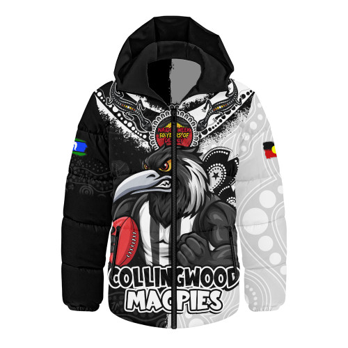 Collingwood Hooded Padded Jacket NAIDOC Week One Spirit One Pride