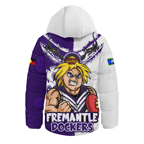Fremantle Hooded Padded Jacket NAIDOC Week One Spirit One Pride