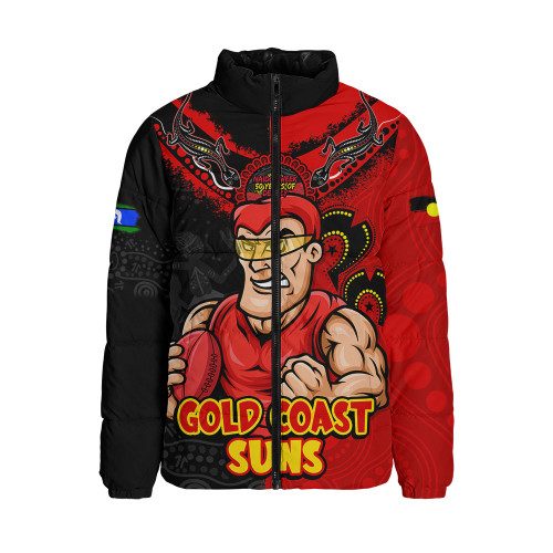 Gold Coast SUNS Padded Jacket NAIDOC Week One Spirit One Pride